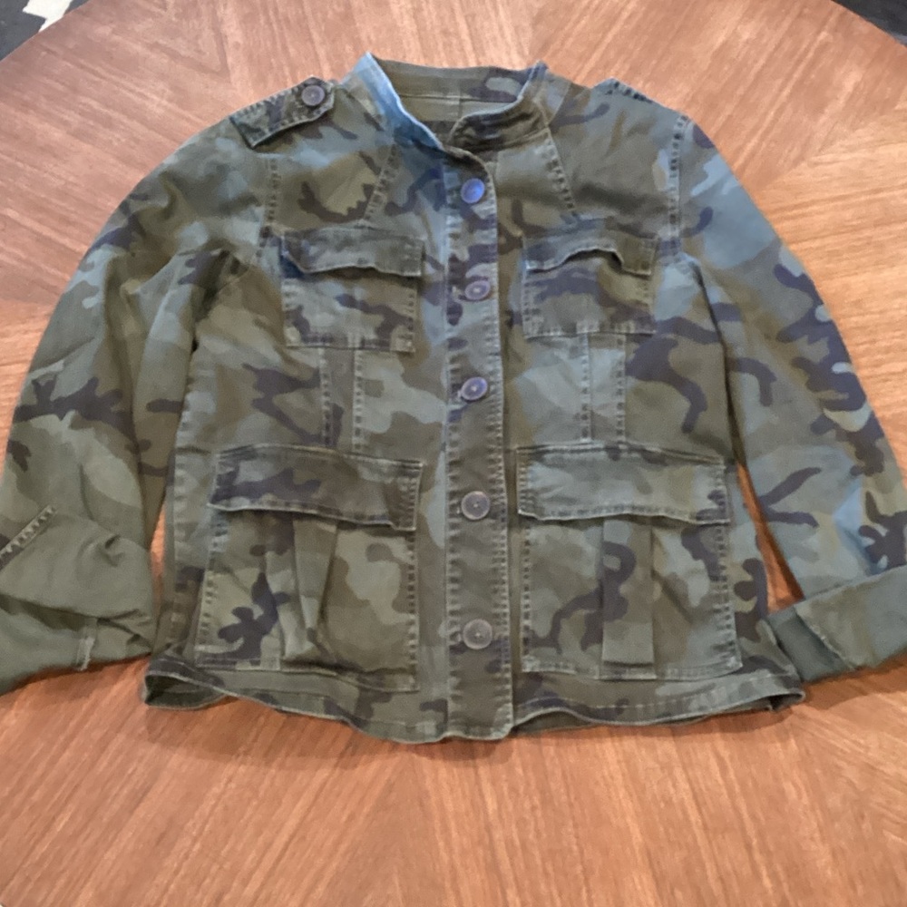 Sanctuary Camouflage Military Jacket